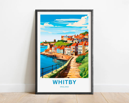 Whitby Travel Poster