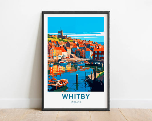 Whitby Travel Poster