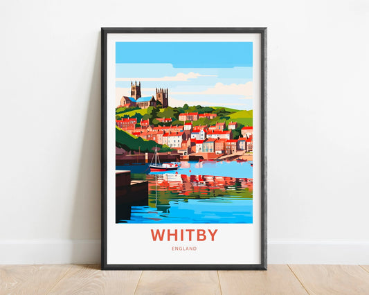 Whitby Travel Poster