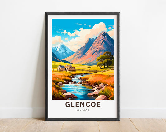 Glencoe Travel Poster