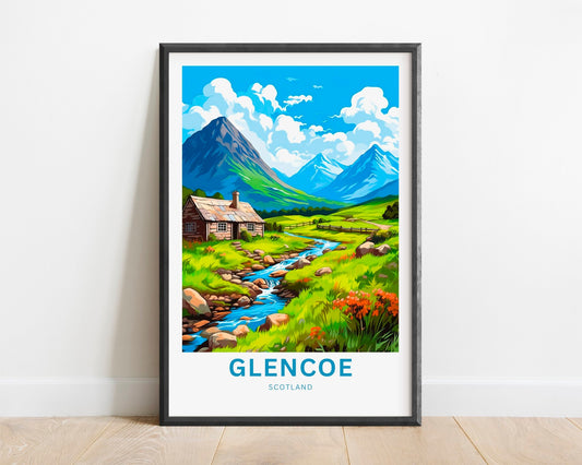 Glencoe Travel Poster