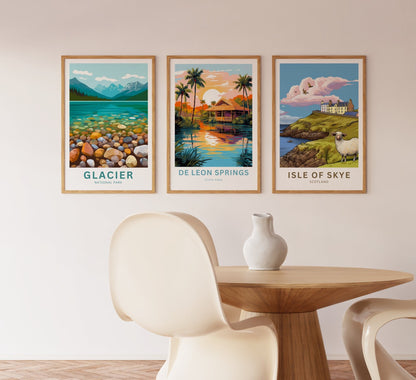 De Leon Springs State Park Travel Poster