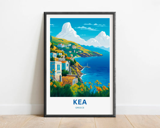 Kea Travel Poster