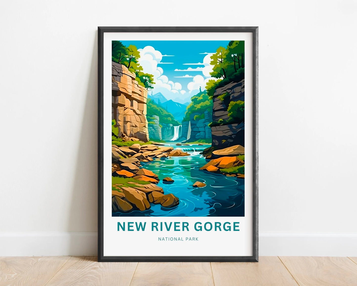 New River Gorge Travel Poster