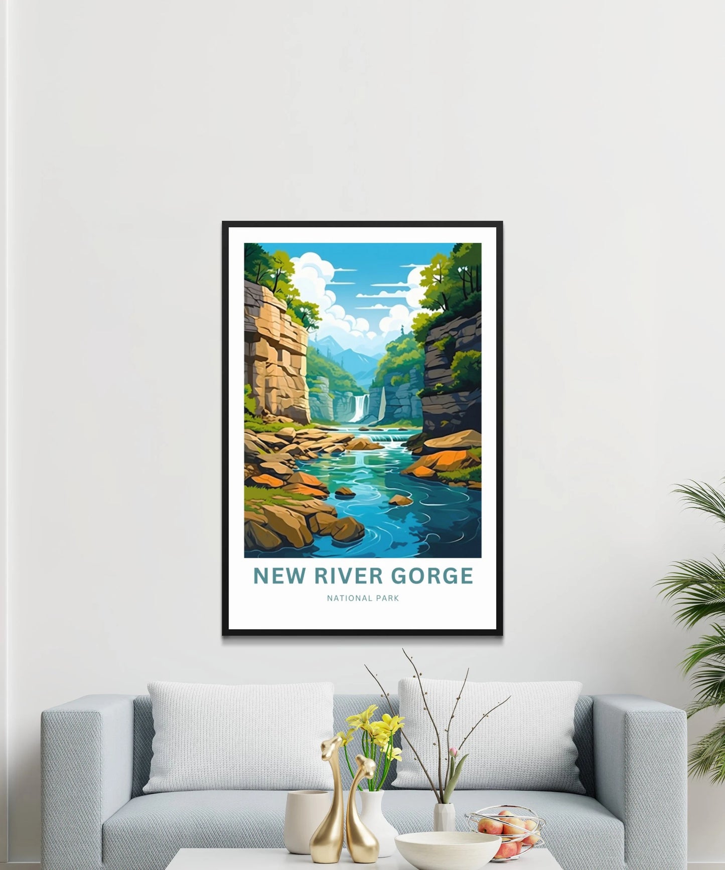 New River Gorge Travel Poster