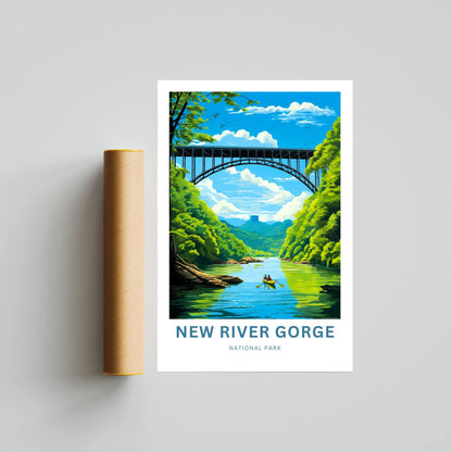 New River Gorge Travel Poster