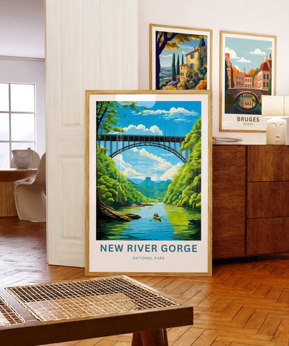 New River Gorge Travel Poster