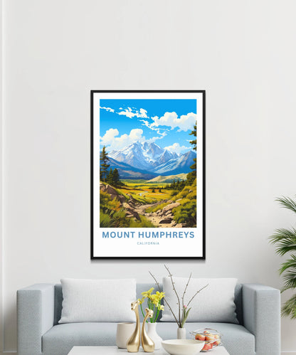 Mount Humphreys Travel Poster