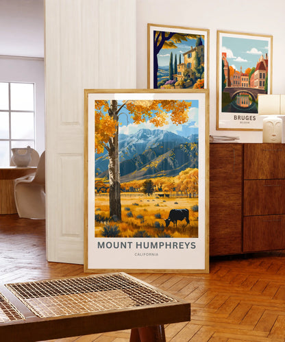 Mount Humphreys Travel Poster