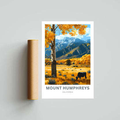 Mount Humphreys Travel Poster