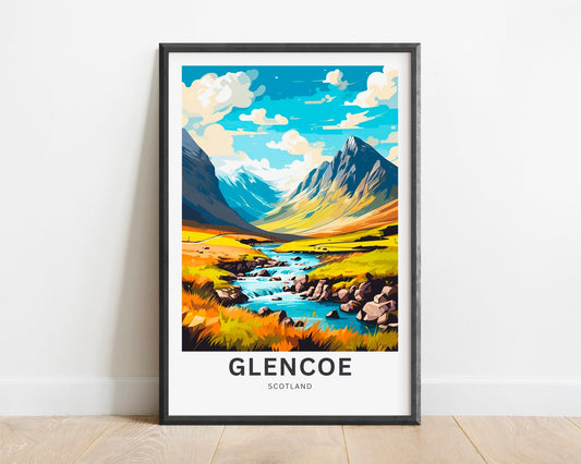 Glencoe Travel Poster