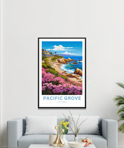 Pacific Grove Travel Poster