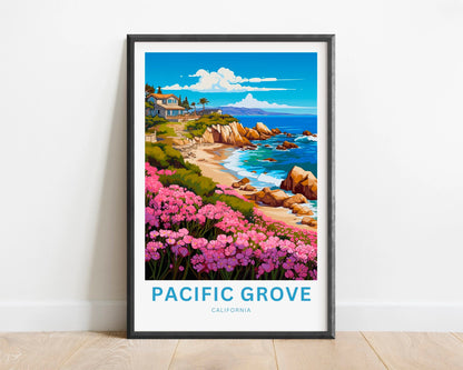 Pacific Grove Travel Poster