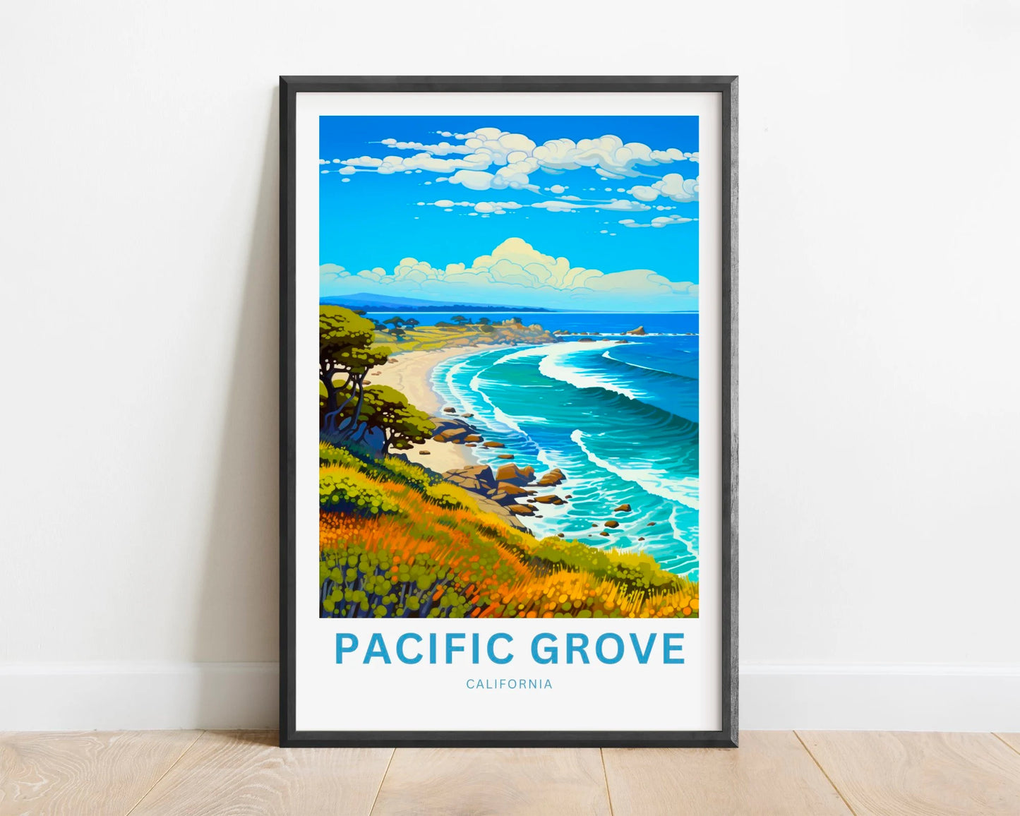 Pacific Grove Travel Poster