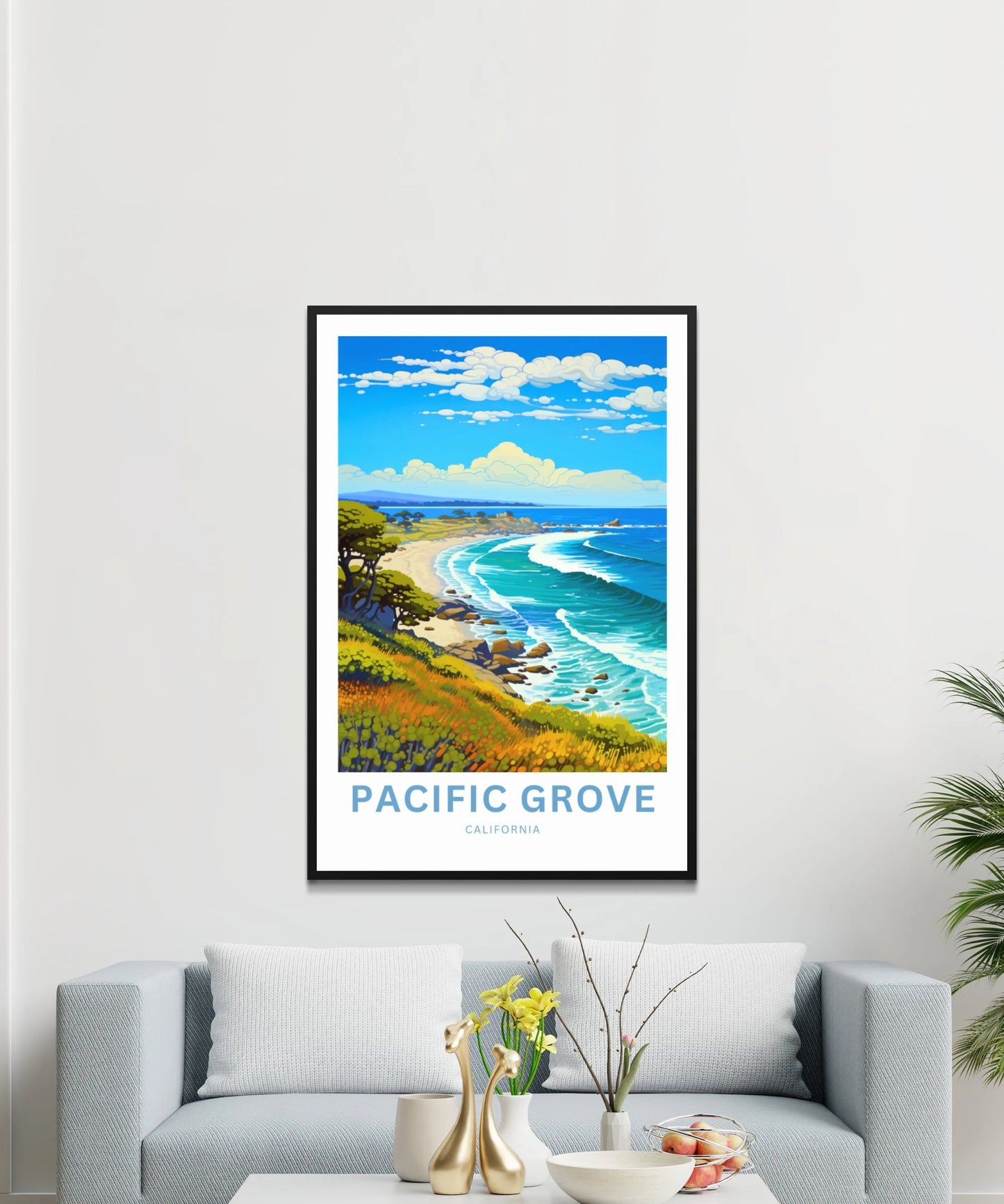 Pacific Grove Travel Poster