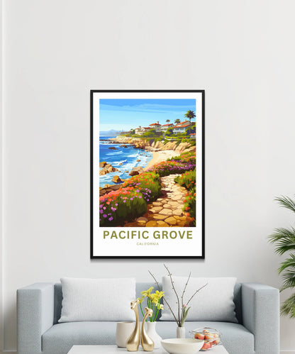 Pacific Grove Travel Poster