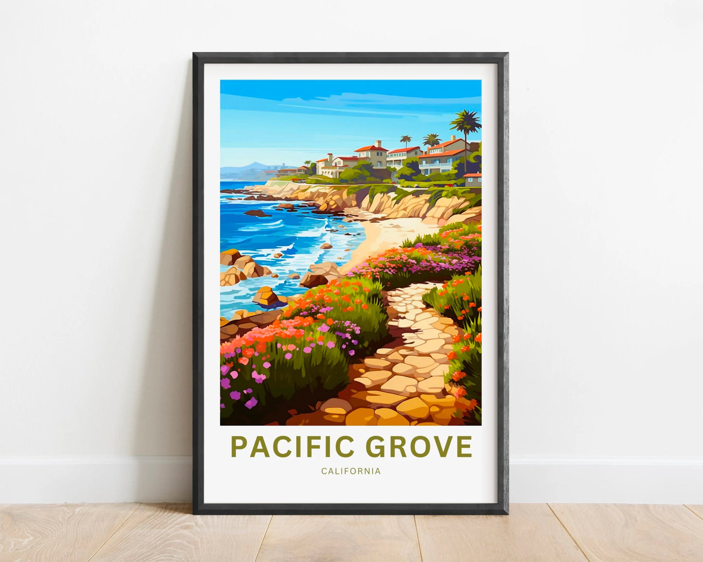 Pacific Grove Travel Poster