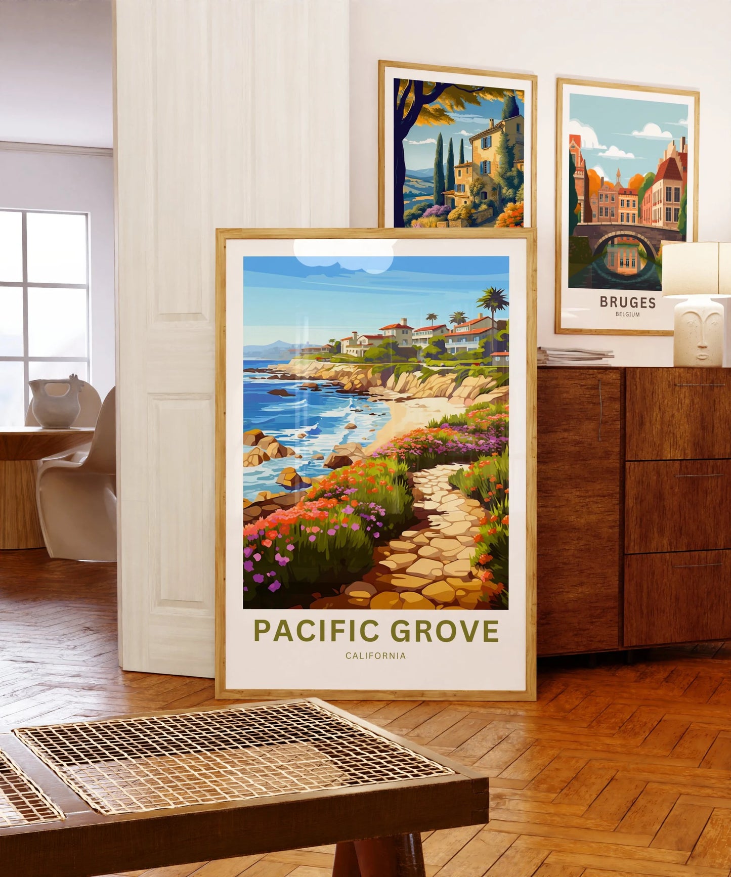 Pacific Grove Travel Poster