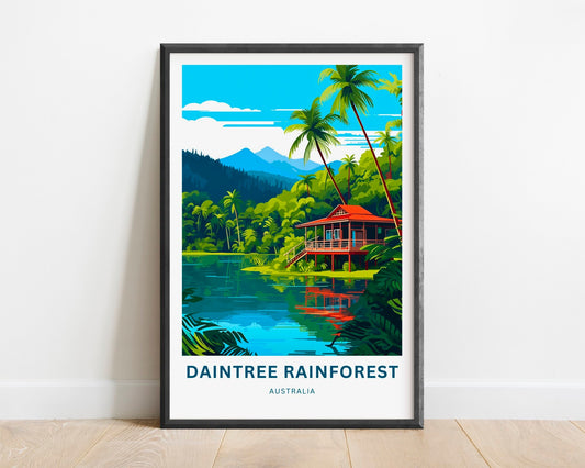 Daintree Rainforest Travel Poster