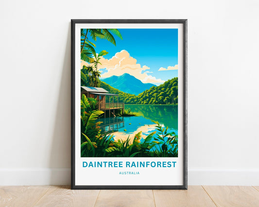 Daintree Rainforest Travel Poster