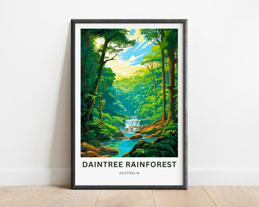 Daintree Rainforest Travel Poster