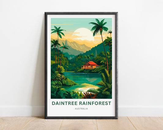 Daintree Rainforest Travel Poster