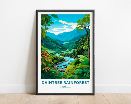 Daintree Rainforest Travel Poster