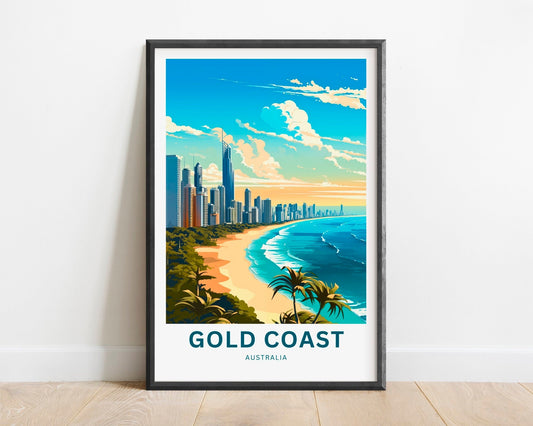Gold Coast Travel Poster
