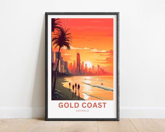 Gold Coast Travel Poster
