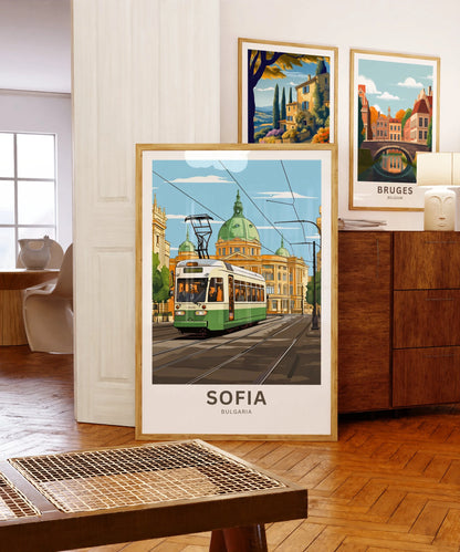 Sofia Travel Poster