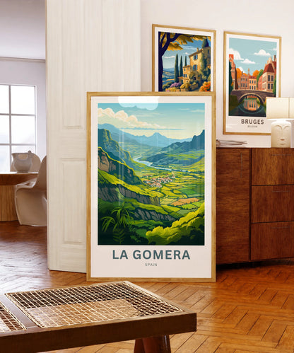 La Gomera Travel Poster