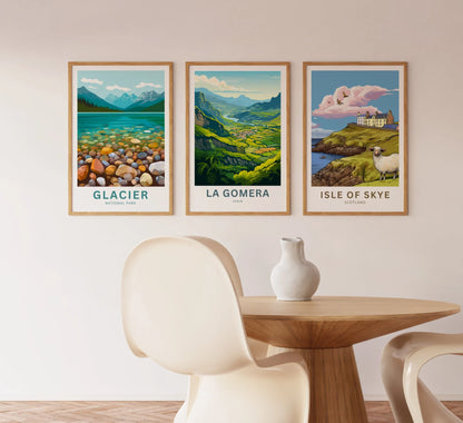 La Gomera Travel Poster