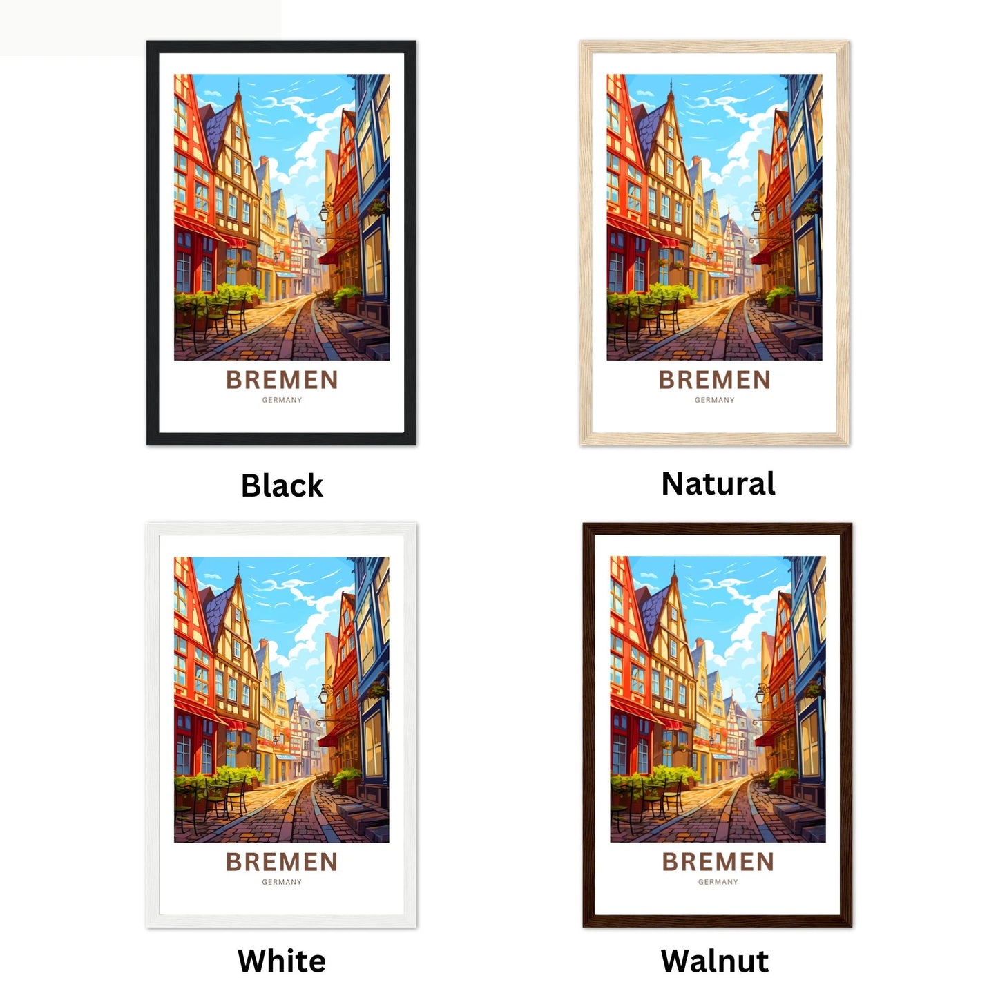 Bremen Travel Poster