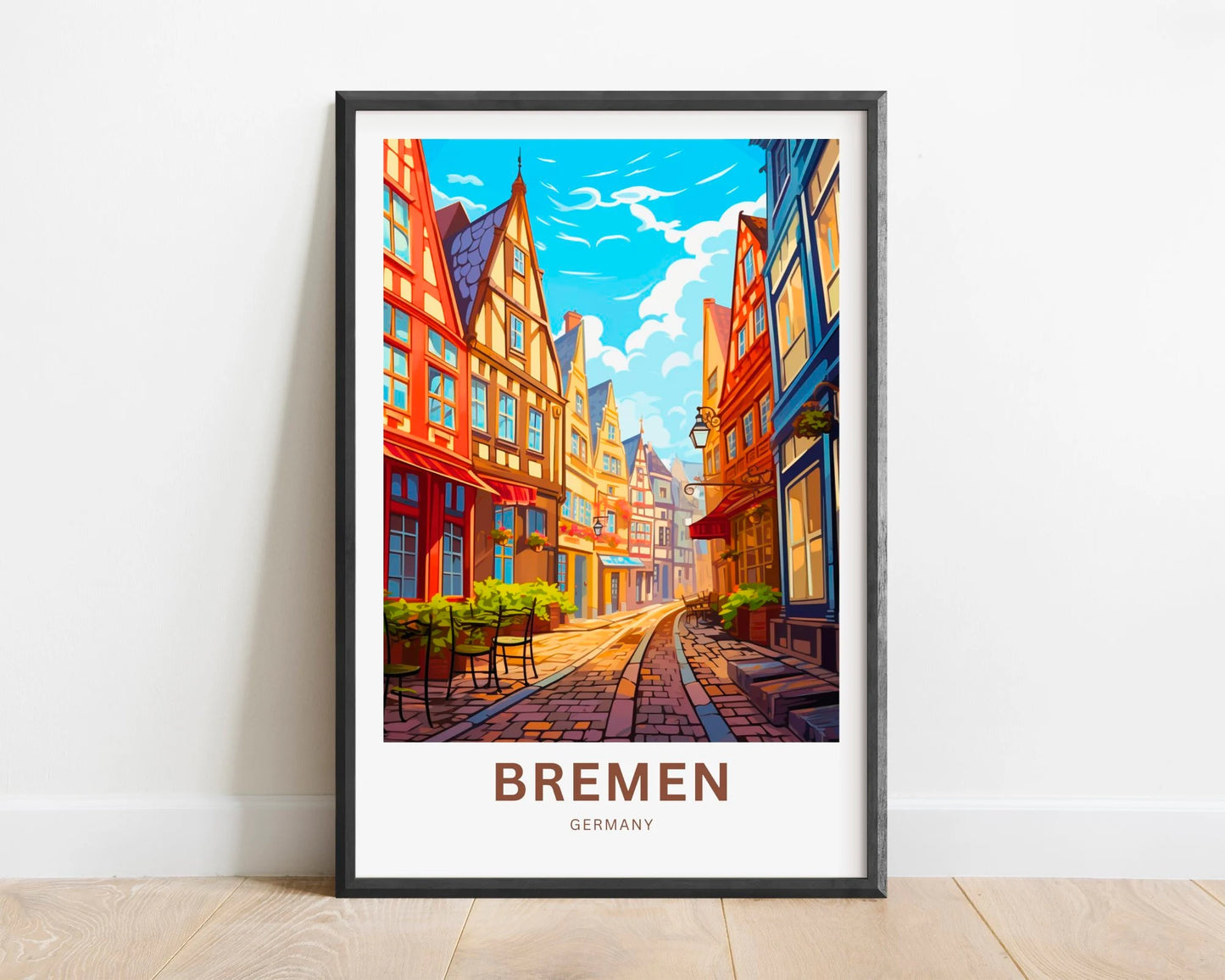 Bremen Travel Poster