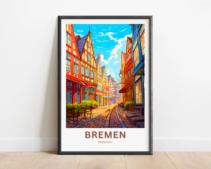 Bremen Travel Poster