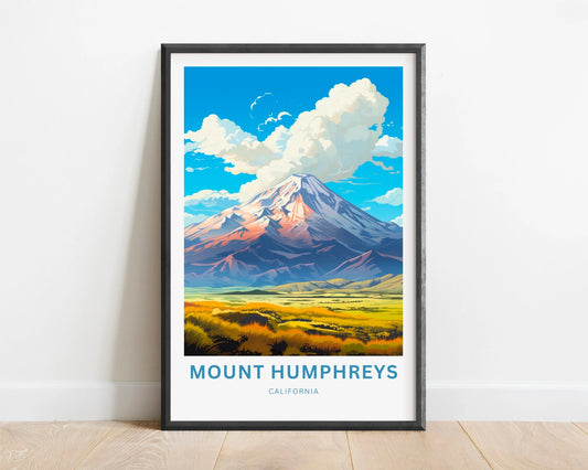 Mount Humphreys Travel Poster