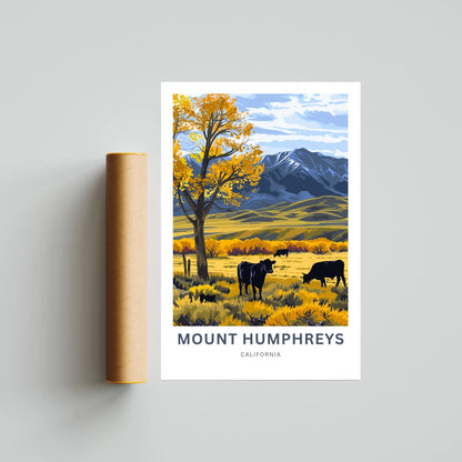 Mount Humphreys Travel Poster