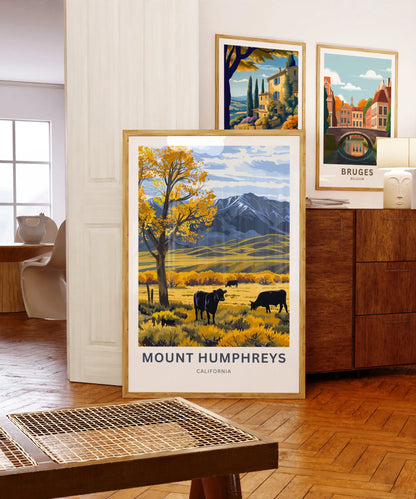 Mount Humphreys Travel Poster