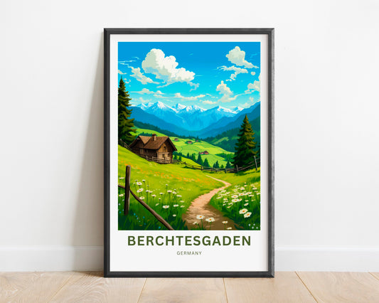 Berchtesgaden Travel Poster