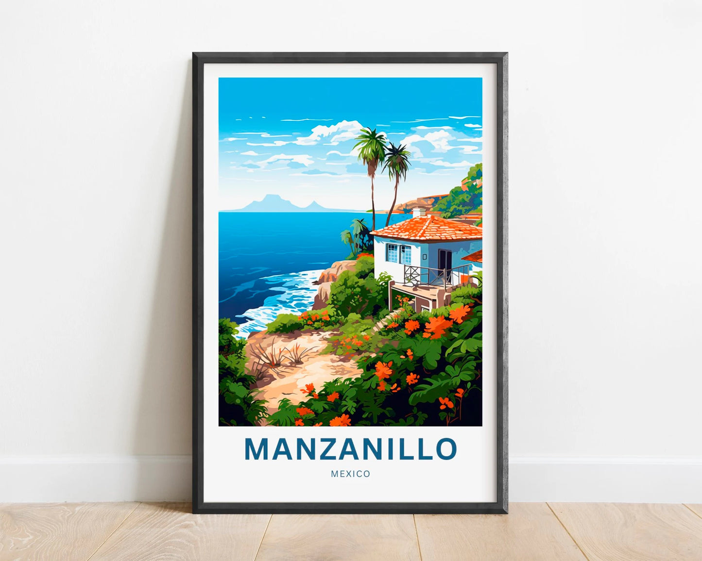 Manzanillo Travel Poster