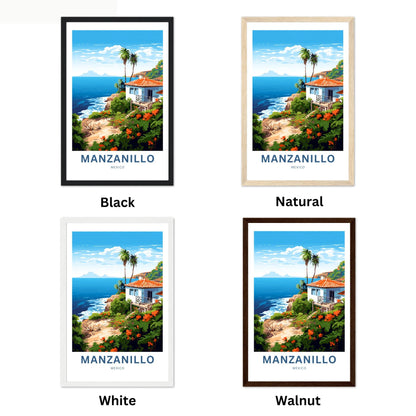 Manzanillo Travel Poster