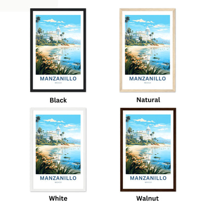 Manzanillo Travel Poster