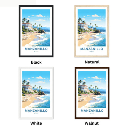 Manzanillo Travel Poster