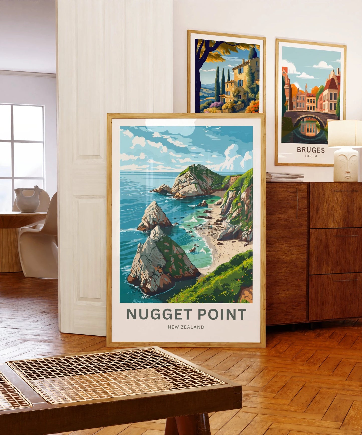 Nugget Point  Travel Poster