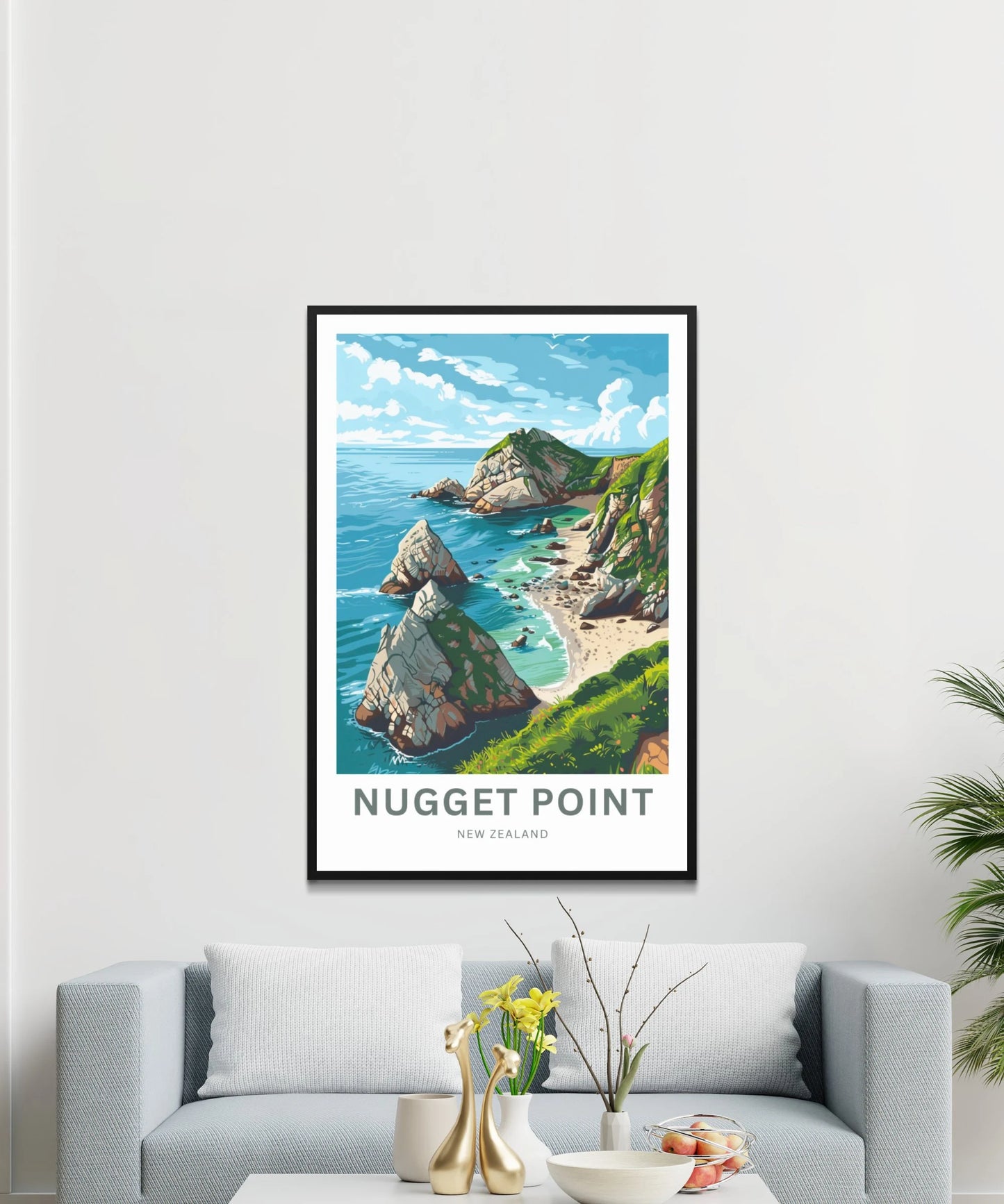 Nugget Point  Travel Poster