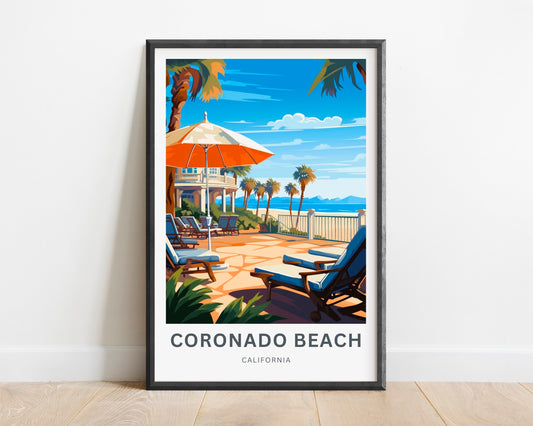 Coronado Travel Poster