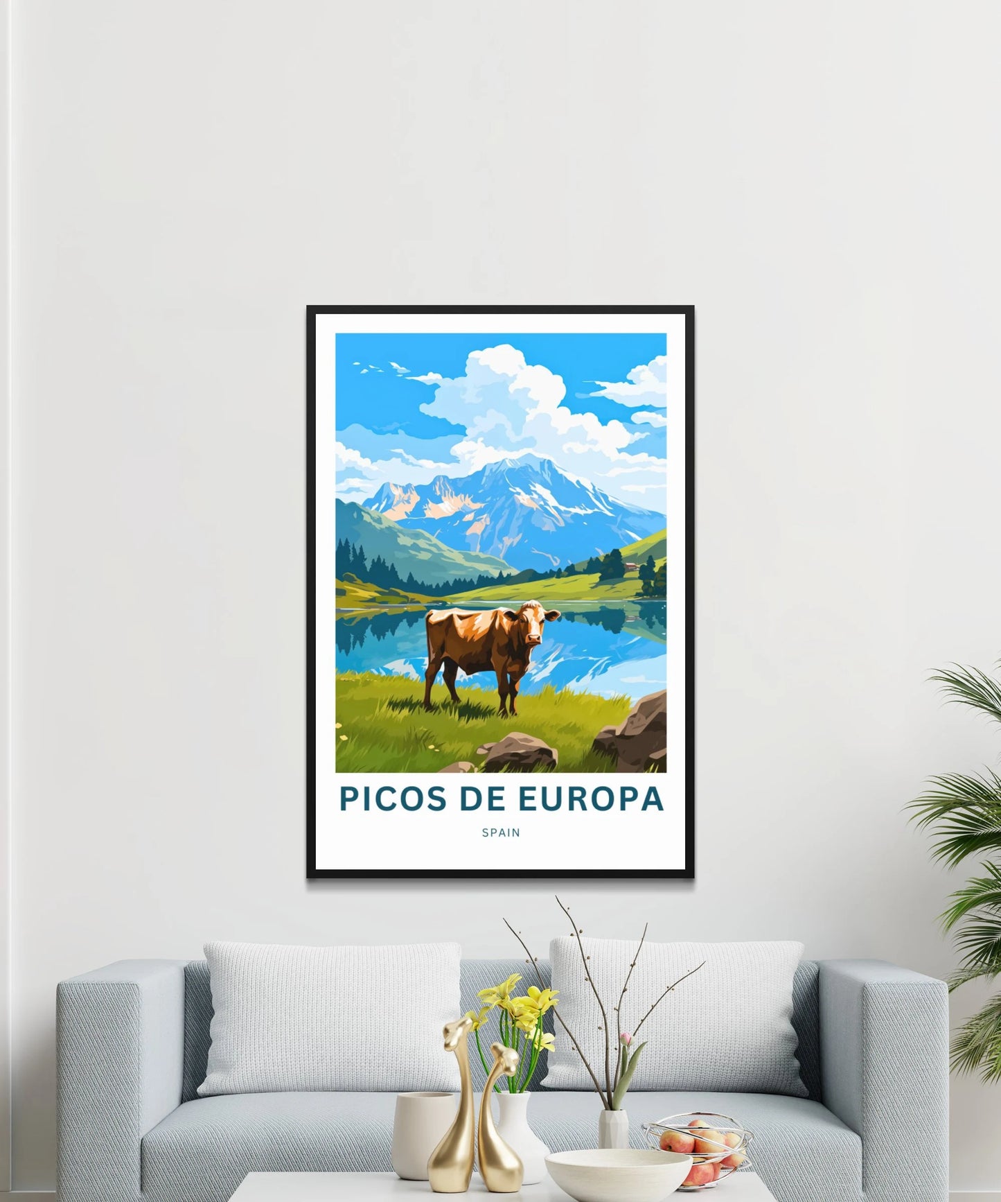 Picos de Europa Travel Poster