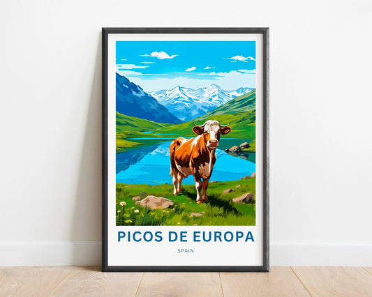 Picos de Europa Travel Poster