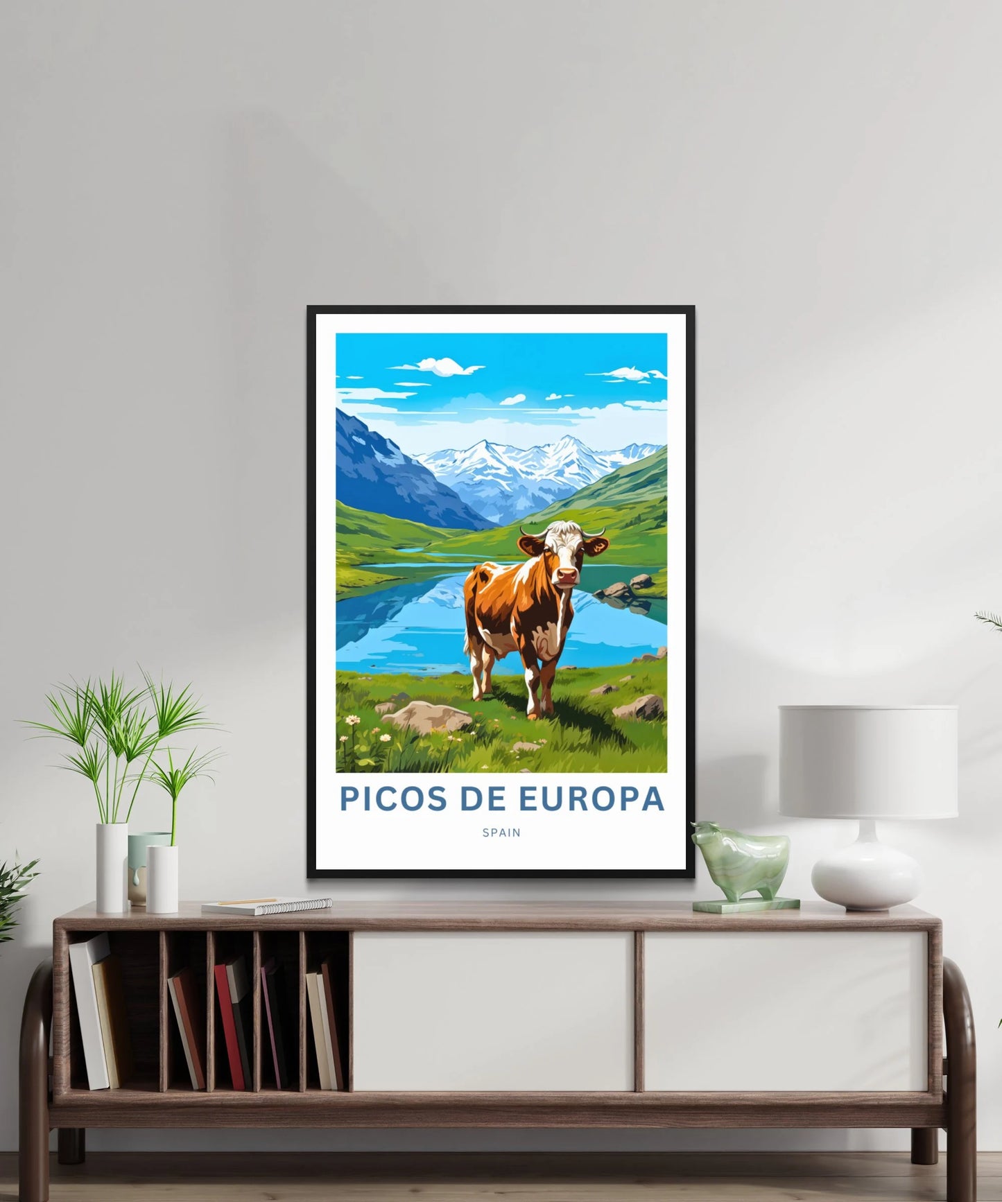 Picos de Europa Travel Poster