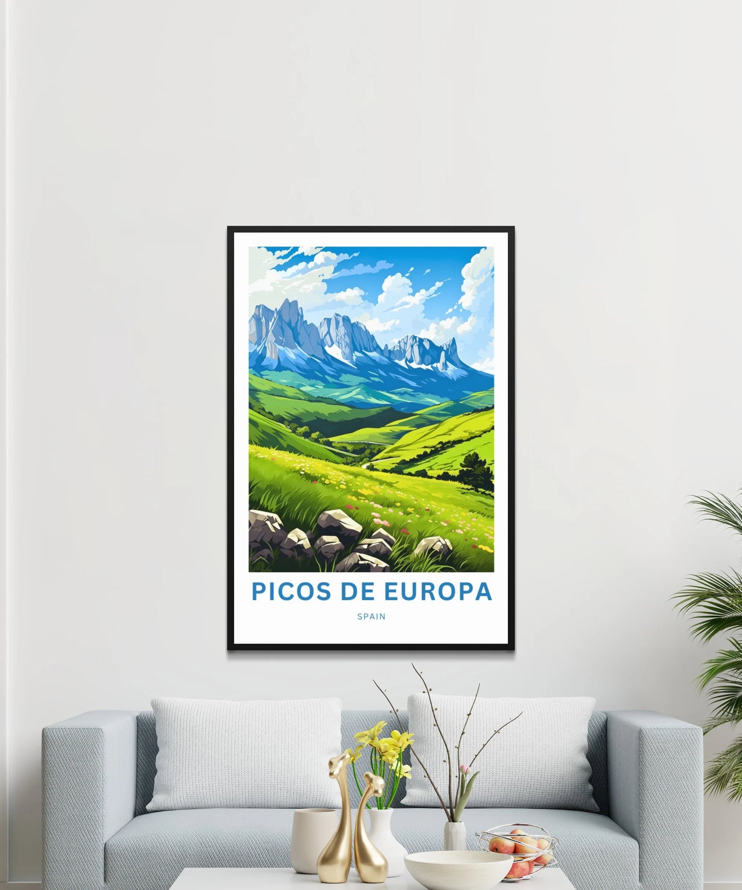 Picos de Europa Travel Poster